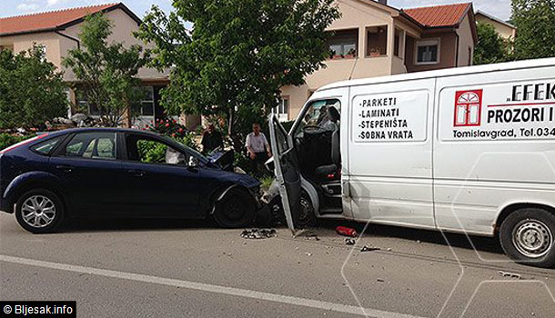 Teža prometna nesreća na cesti Široki Brijeg – Mostar