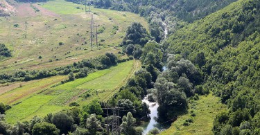 Polje rijeka Lištica proljeće