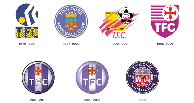 Футбольный клуб рима 5 букв. Тулуза эмблема. Логотипы футбольного клуба Тулуза. Новая эмблема Тулузы. Toulouse FC logo.