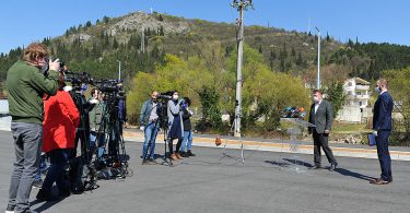 Konferencija za medije Stožera civilne zaštite ŽZH u Širokom Brijegu