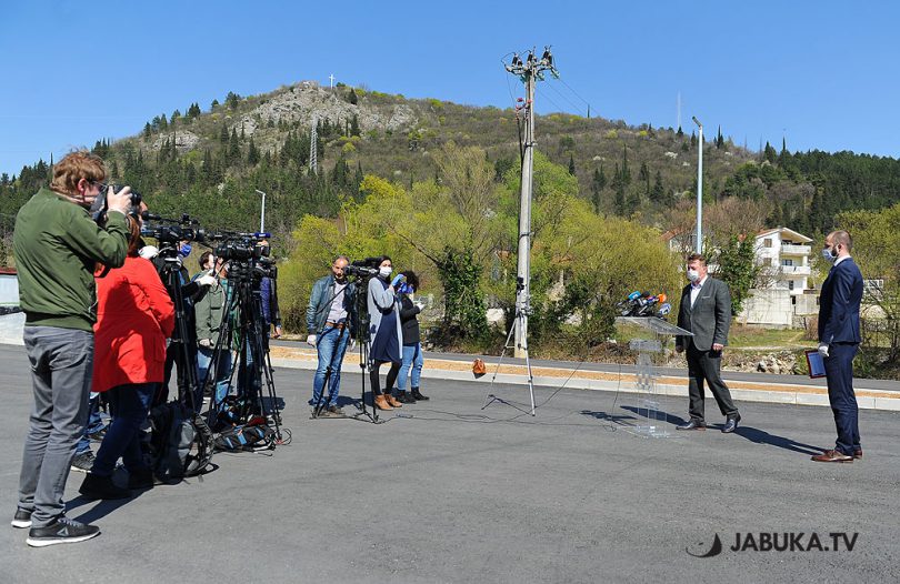 Konferencija za medije Stožera civilne zaštite ŽZH u Širokom Brijegu