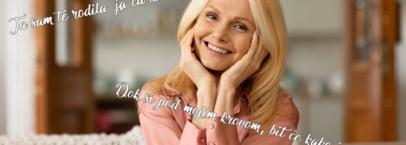Majčin dan, mama sretna s osmijehom