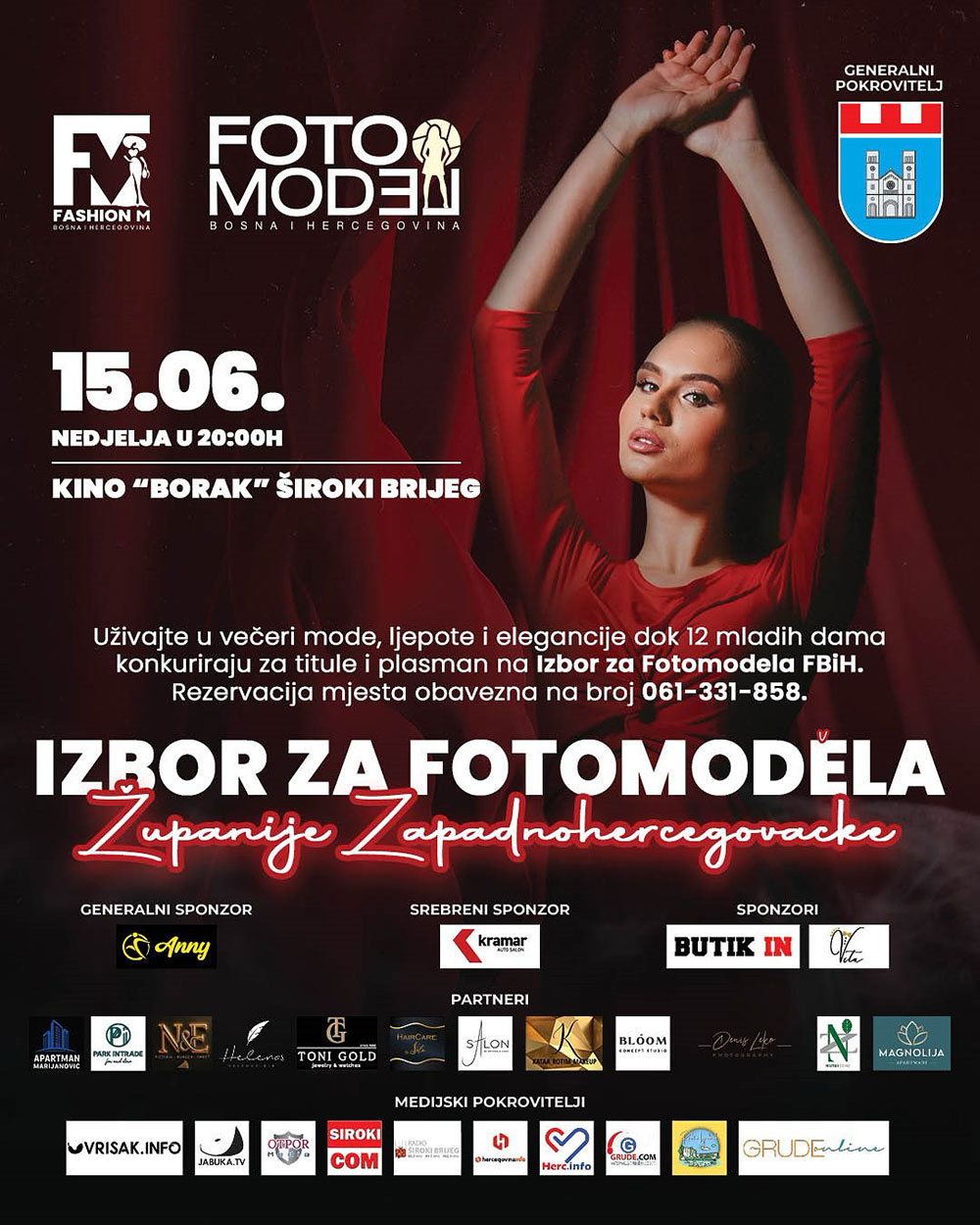Večer ljepote i elegancije: Široki Brijeg domaćin Izbora za Fotomodela ŽZH Večer ljepote i elegancije: Široki Brijeg domaćin Izbora za Fotomodela ŽZH