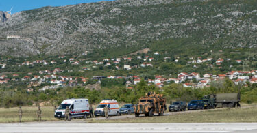 Na aerodromu u Mostaru održana EUFOR-ova vježba osiguranja i borbe protiv požara
