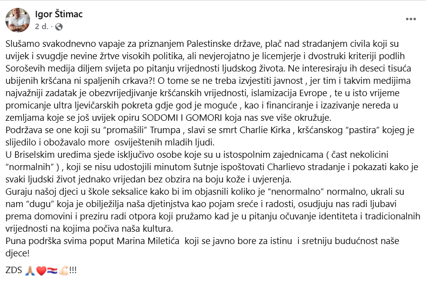 Pokrenut proces protiv Igora Štimca Pokrenut proces protiv Igora Štimca