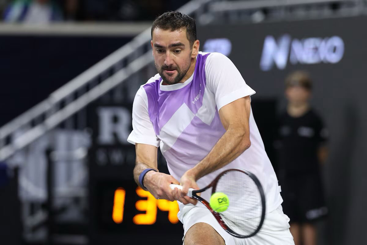 Čilić zaustavljen u četvrtfinalu: Medvjedev slavio nakon tri seta