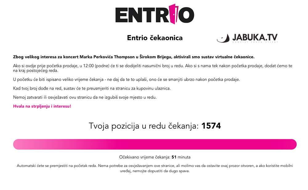 Počela prodaja ulaznica za koncert Thompsona u Širokom Brijegu