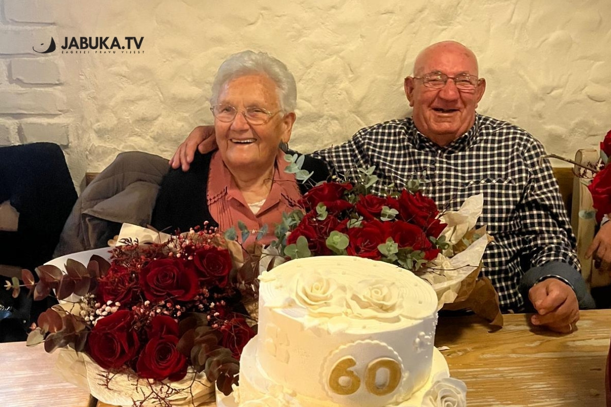 Ružići: Danica i Jozo Nikić proslavili 60 godina braka