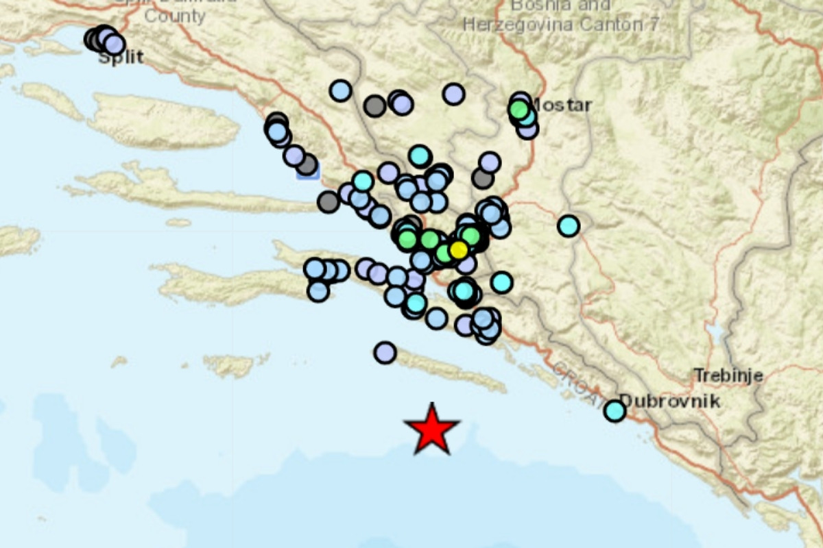 Osjetio se potres u Hercegovini