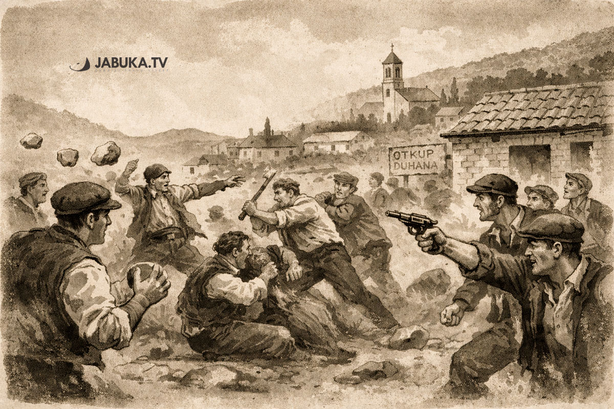 Kako se nekad tuklo: Revolveri i kamenja u tučnjavi momaka nakon svete mise